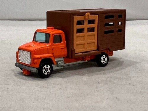 Tomica orange ford cattle - tomica,